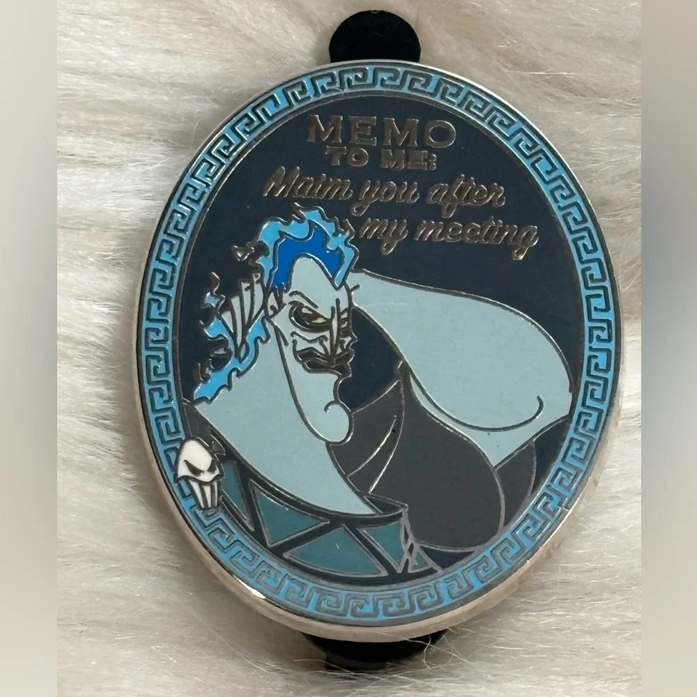 Disney Store 2019 Hercules Hades Memo To Me Maim You After My Meeting Pin